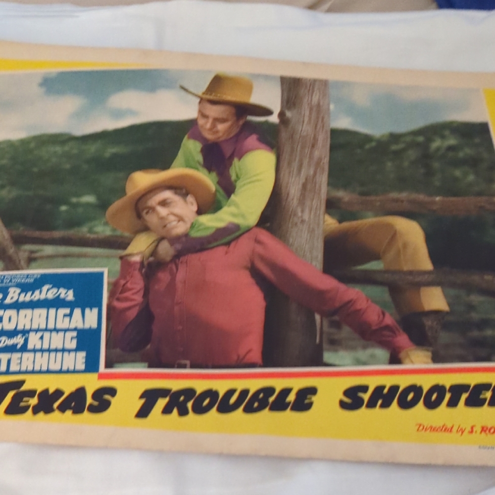 Texas Trouble Shooters Vtg Lobby Card